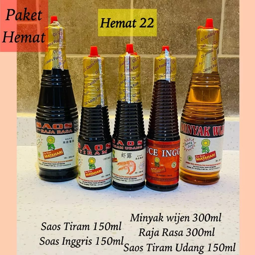 

Paket Hemat 22 | Halal | Cap Bunga Matahari