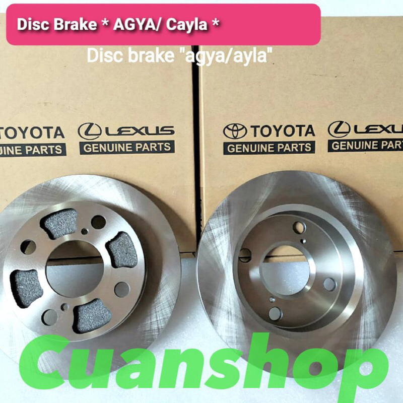 DISC BRAKE PIRINGAN REM CAKRAM DEPAN AGYA AYLA MANUAL