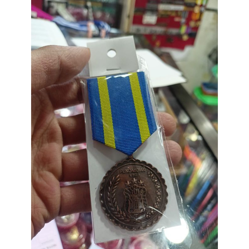 MENDALI PDU POLRI 8 TAHUN - TANDA JASA PDU POLRI 8 TAHUN