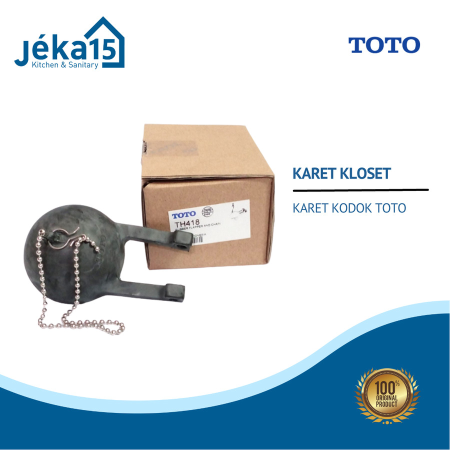 KARET CLOSET TOTO/KARET KODOK/TH 418 R/ ORIGINAL TOTO