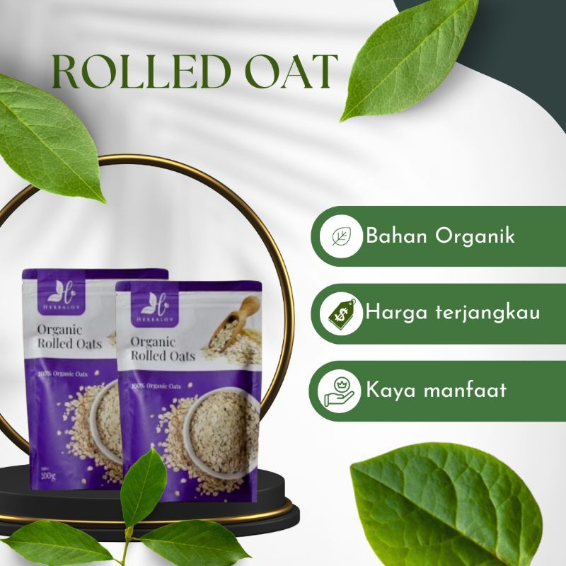 

[HERBALOV] - Organic Rolled Oat