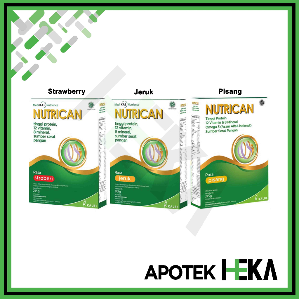 

Nutrican 245 g - Susu Kanker Nutrisi Tinggi Protein dan Energi