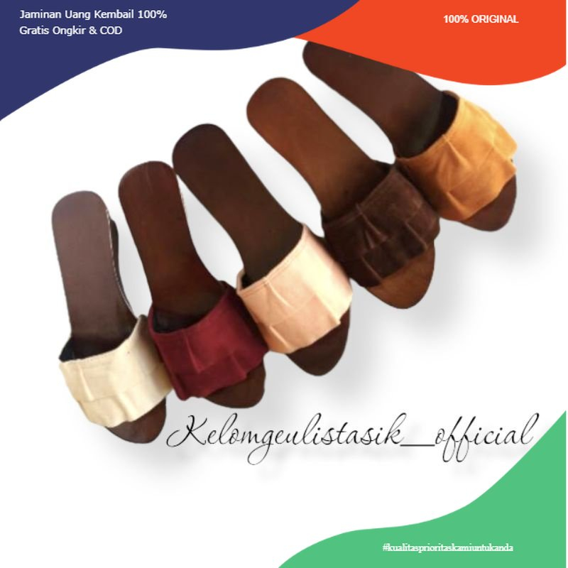 sandal flat upper bludru