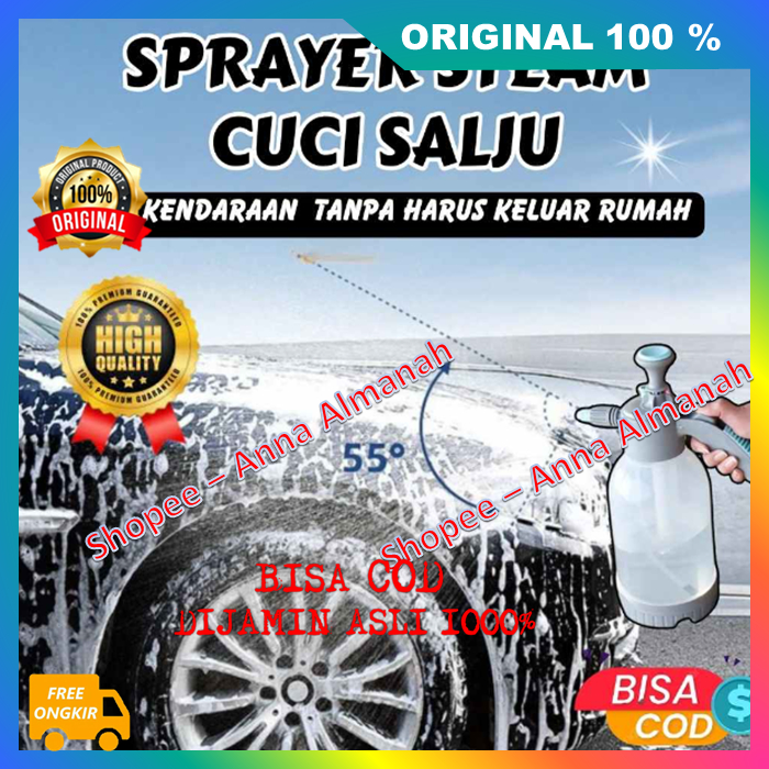 PROMO Sprayer Steam Cuci Salju Alat Semprot Cuci Motor Mobil Salju Snow Wash Cuci Kendaraan Tanpa Ha