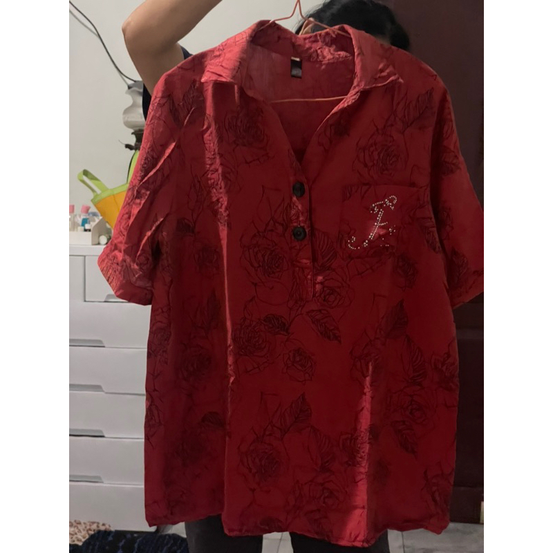 Baju kemeja miniDress Blouse branded wanita murah preloved bekas 35K