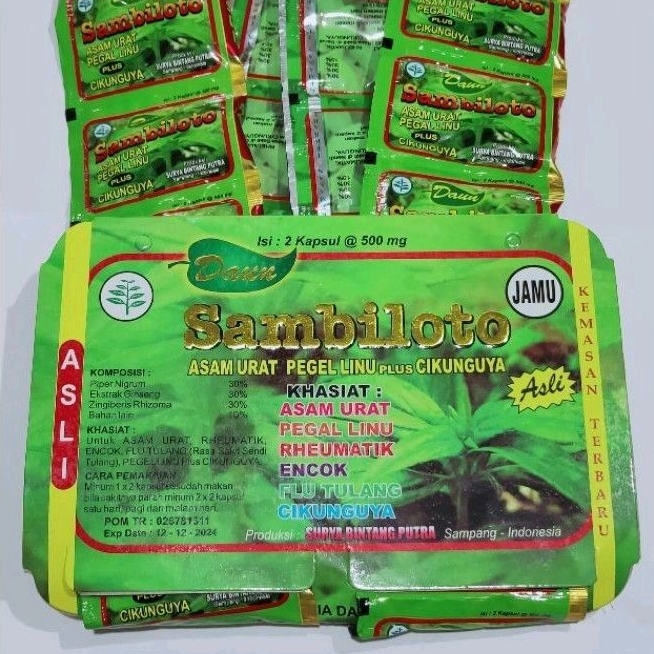 DaunSambiloto original , kapsul daun sambiloto ,kapsuldaunsambiloto