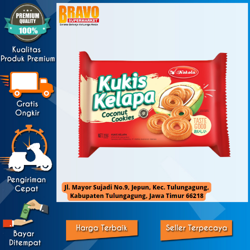 

Bravo Supermarket Tulungagung - Kokola Kukis Coconut 218gr