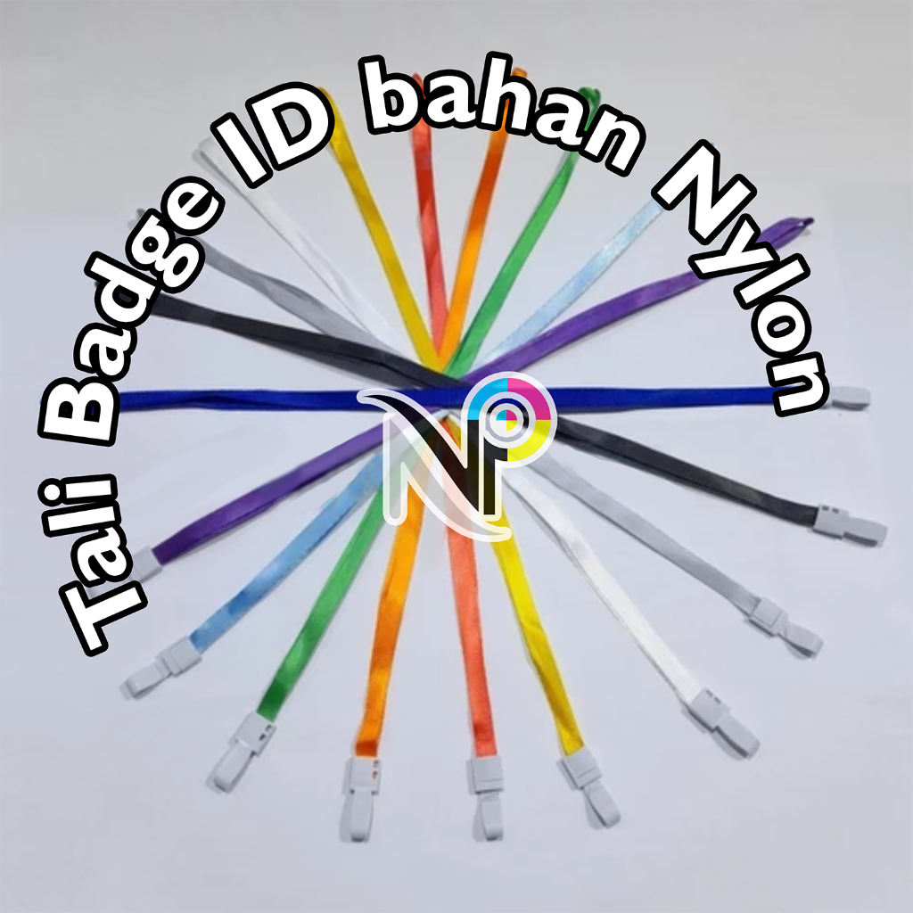 

Tali Badge ID/ Tali ID Card Bahan Nylon