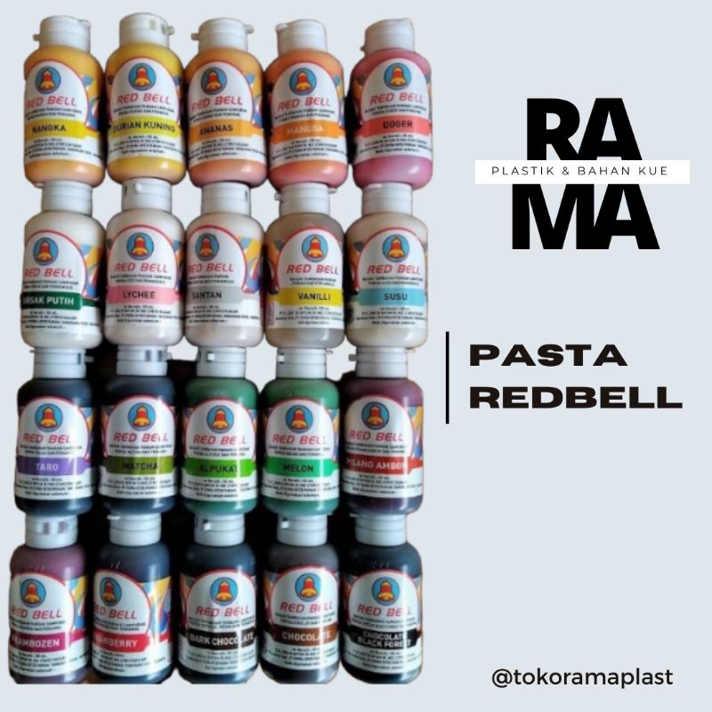 

RED BELL PERISA PASTA MAKANAN 55 ML REDBELL PASTA AROMA MAKANAN