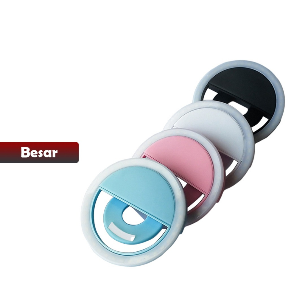 CUCI GUDANG YOSINOGAWA-Selfie Ring Senter Mini Aksesoris Handphone-BESAR