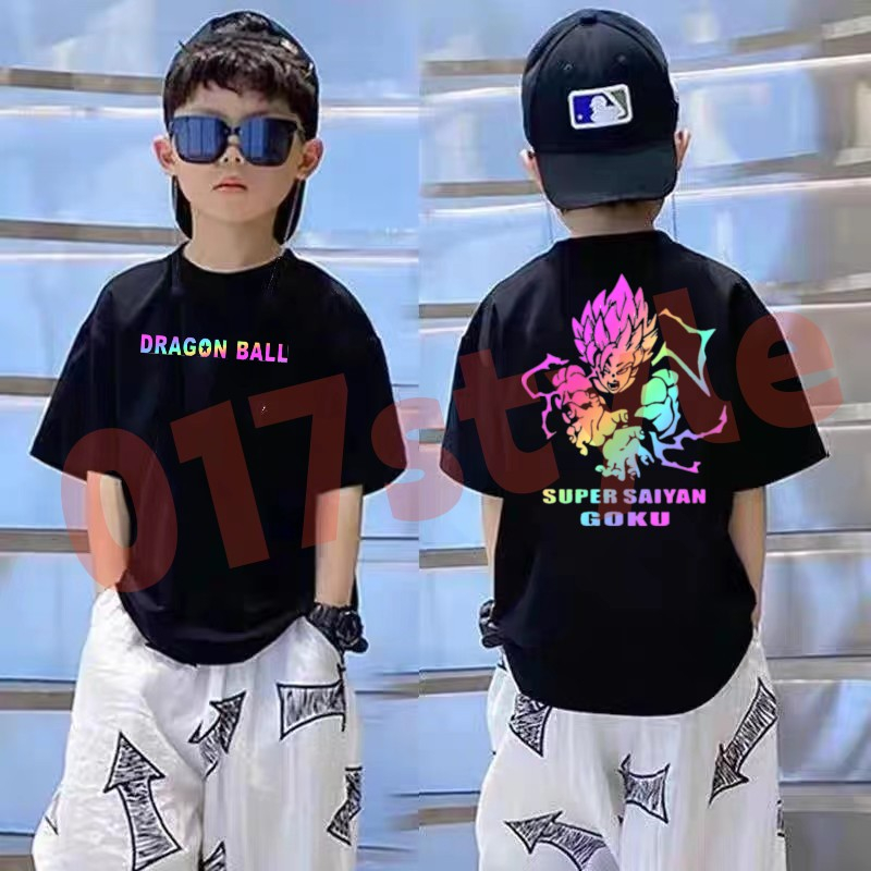 Kaos Distro Anak Laki Laki Reflektive Rainbow Nyala - Kaos Anak Nyala - Tshirt Anak Katun Adem