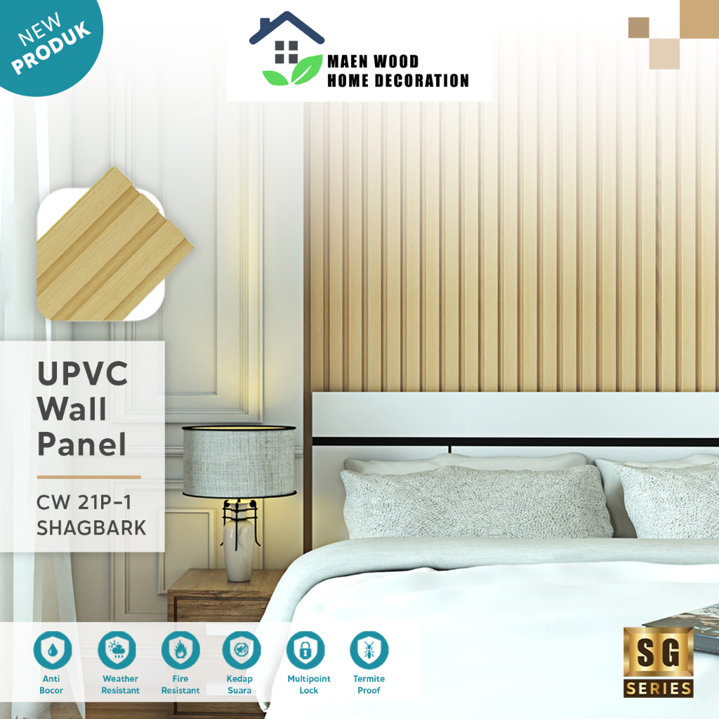 WPC Wall Panel INDOOR KOTAK PIPIH Dekorasi Dinding