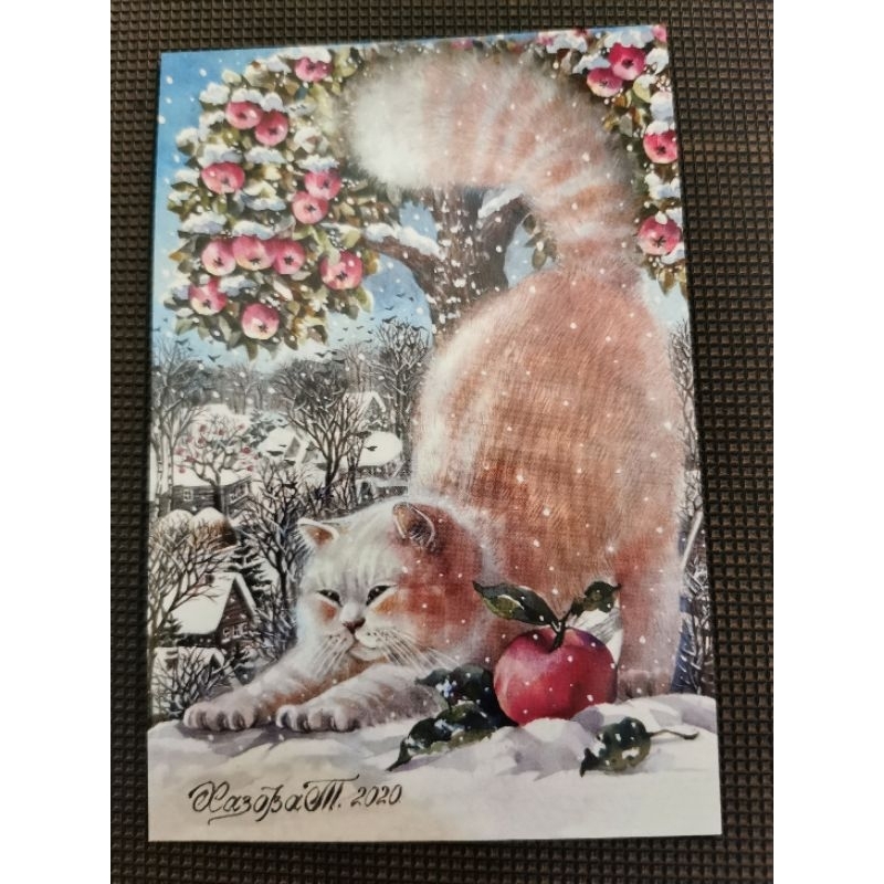 

kartu pos kucing/cat postcard