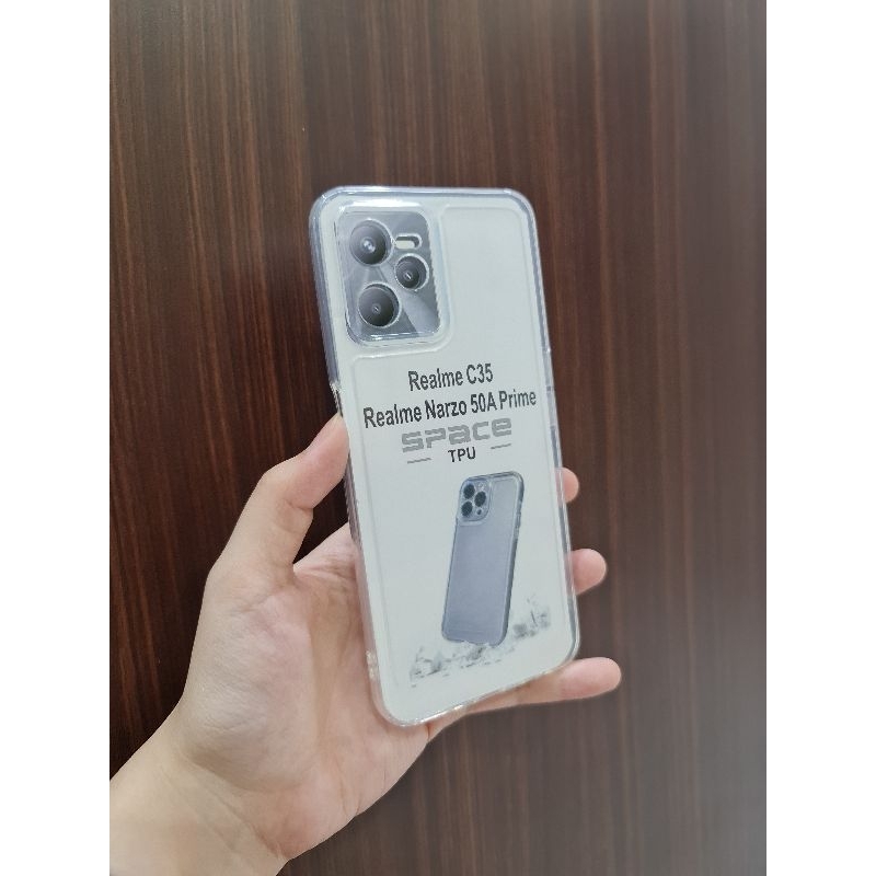 CASE CASING TPU BENING TRANSPARAN TEBAL REALME C35