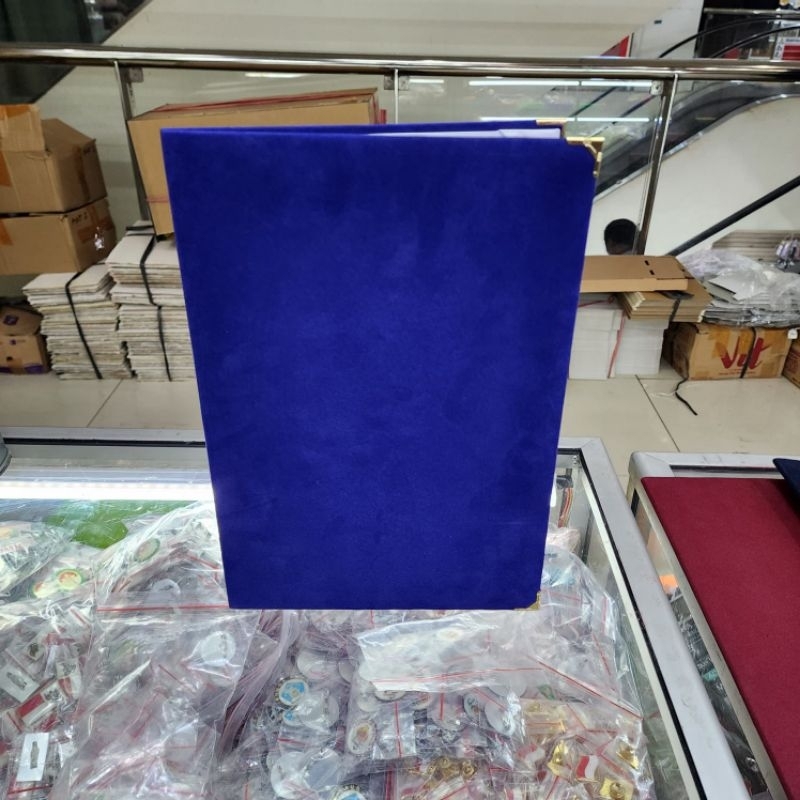 

Ready Stok map beludru f4/ukuran folio dan A4 RB9