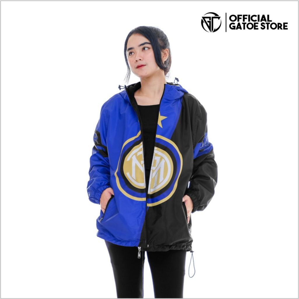 JAKET BINDBREAKER CLUB BOLA INTERMILAN FULL PRINTING UNISEX
