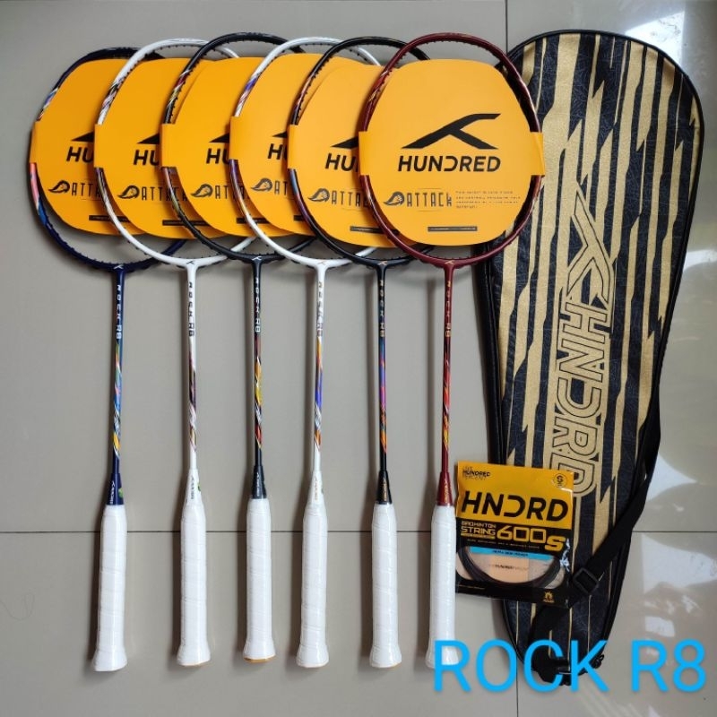 Raket Badminton HNDRD Hundred ROCK R8 Original