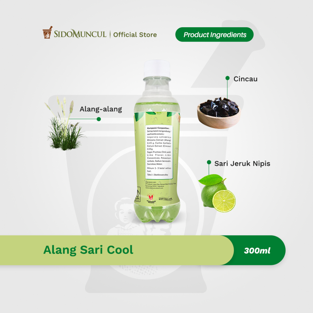 Alang Sari Cool 2x300ml - Mencegah Sariawan Panas Dalam Reda