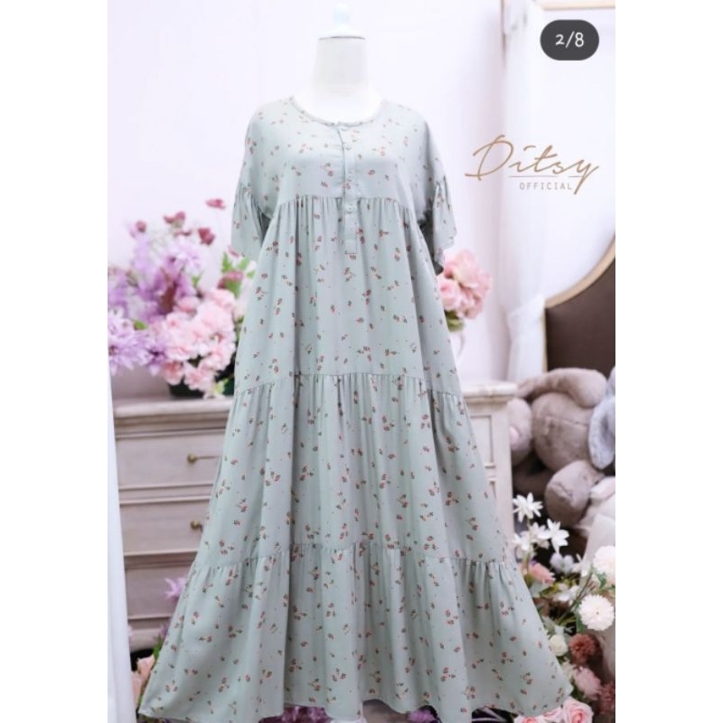 Ditsy Juli Ariyella Summer Jumbo/daster ditsy/gamis ditsy
