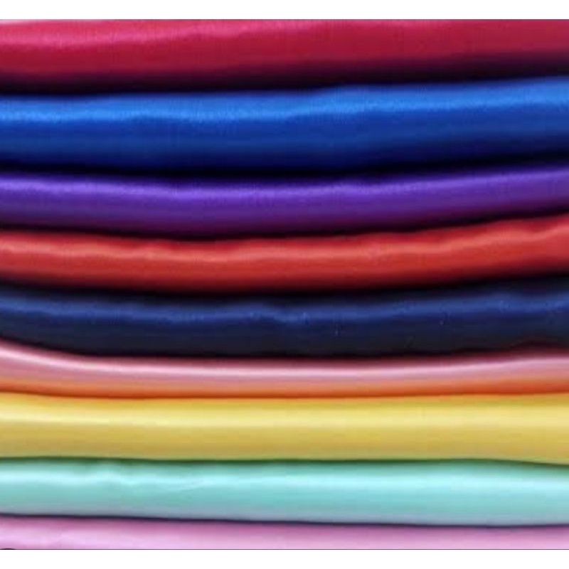 Kain Kiloan Berbagai Macam Satin Ex Pabrik / Kain Kiloan Termurah