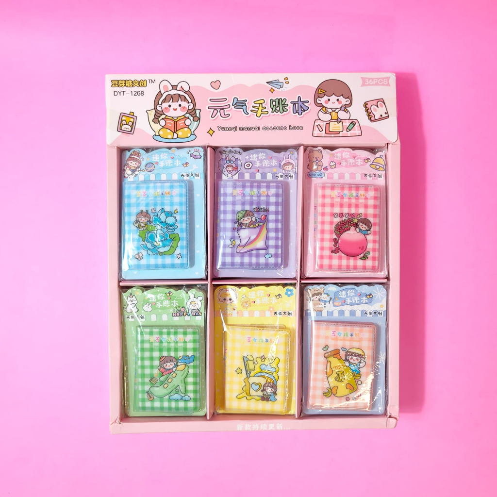 

Buku note kecil kertas warna warni notes paper stationery