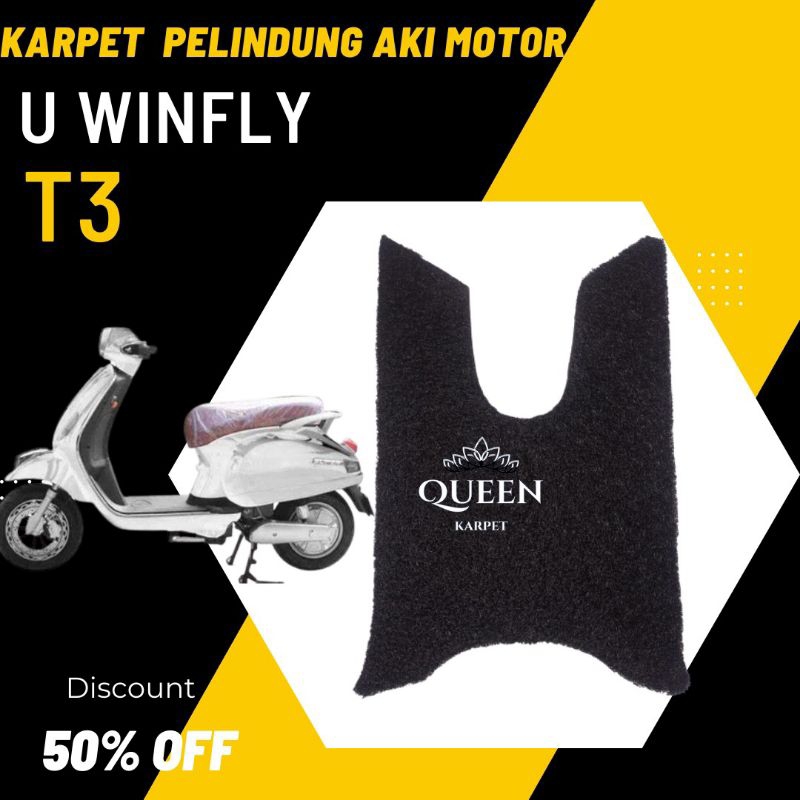 Karpet Pelindung Aki Motor U Winfly T3