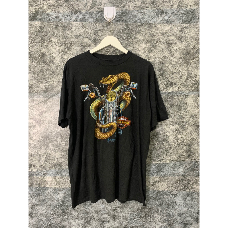 Kaos Vtg 1989 Harley Davidson By 3D Emblem Preloved