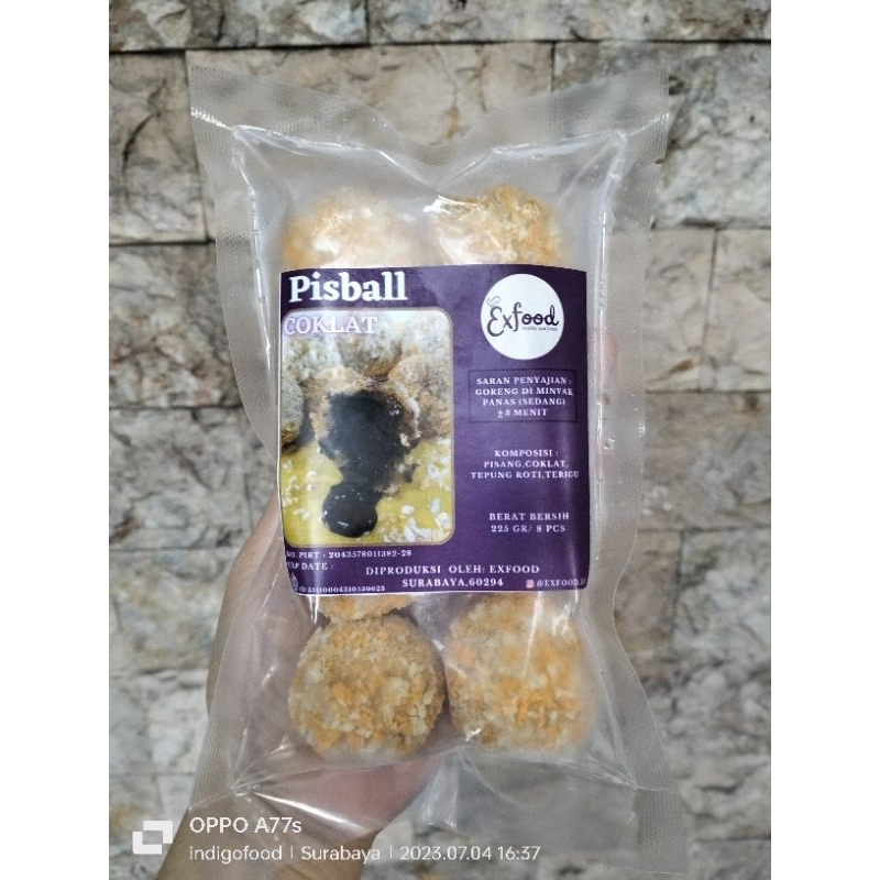 

Pisball Coklat isi 8