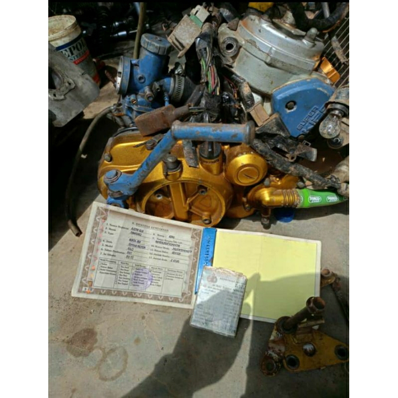 mesin ninja R set dokumen surat stnk bpkb