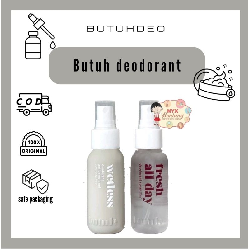 ENERGY FRESH DEODORANT SPRAY BY BUTUH BUTUH STAY 24HOURS