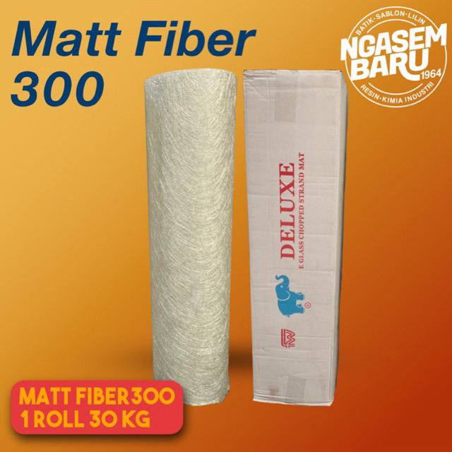 Mat Fiber Glass Roll 300 Deluxe Serat Fiber Aquaproof-Fiber mat kain mat-Fiber glass mat