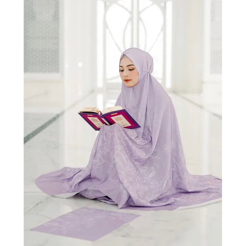 ARSSCARF SALE - Amelia prayer robe lavender sale 365m dari harga 625k