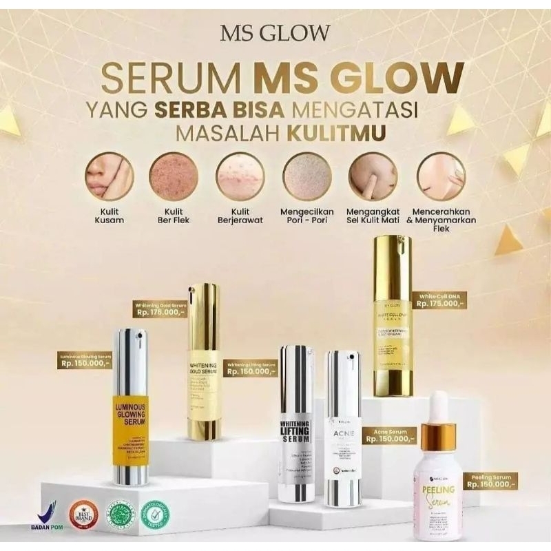 MS GLOW SERUM LIFTING PEELING LIFTING ACNE