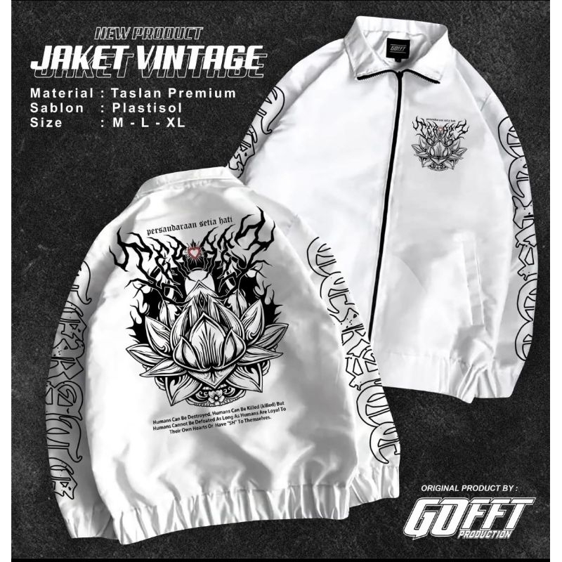 JAKET VINTAGE PSHT TERATE KEKINIAN JAKET SH TERATE TERBARU