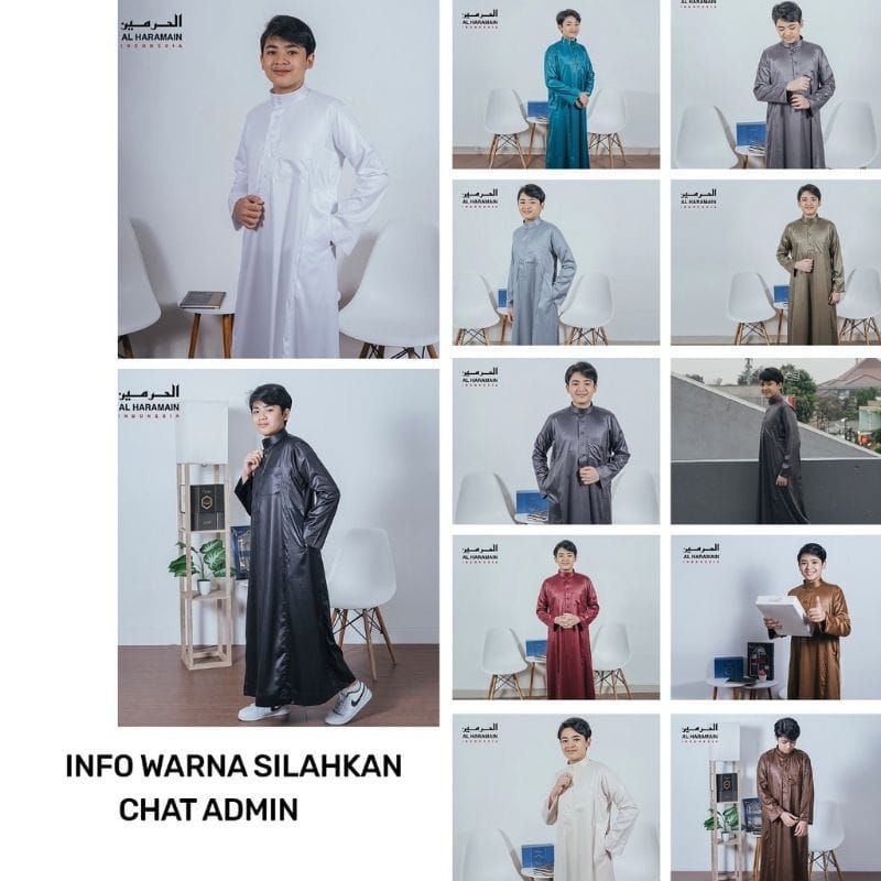 jubah haramain anak