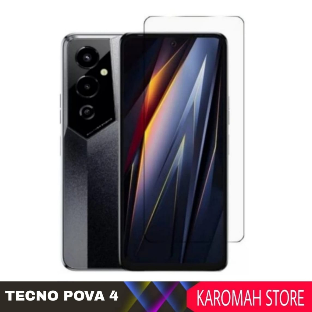 Tempered Glass Bening / Anti Gores Layar Tecno Pova 4 / Pova 4 Pro / Pova Neo 2