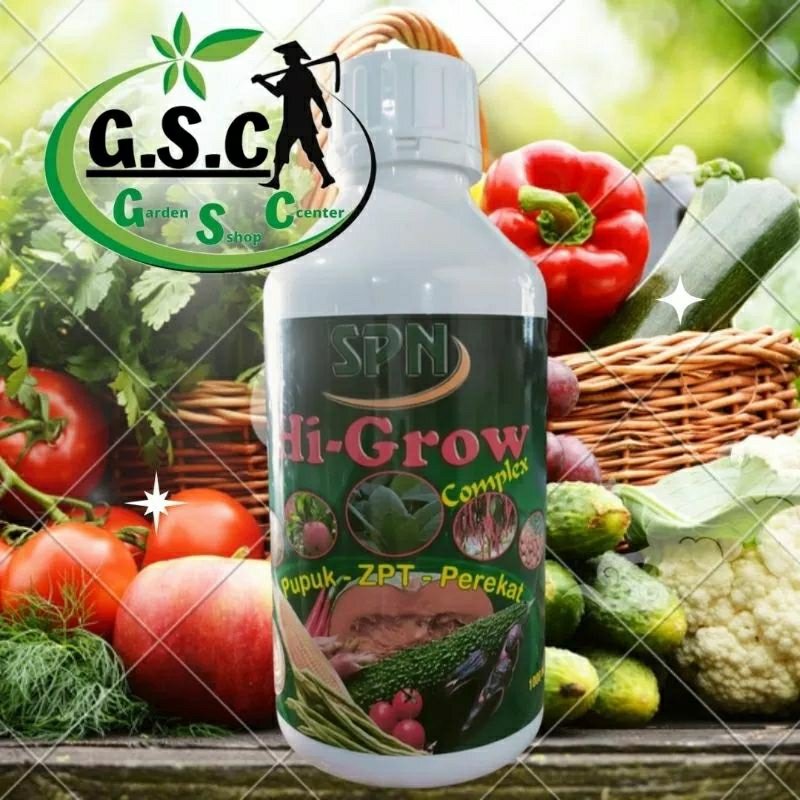 PUPUK SPN HI GROW/HI-GROW COMPLEX+ZPT+PEREKAT 1LITER