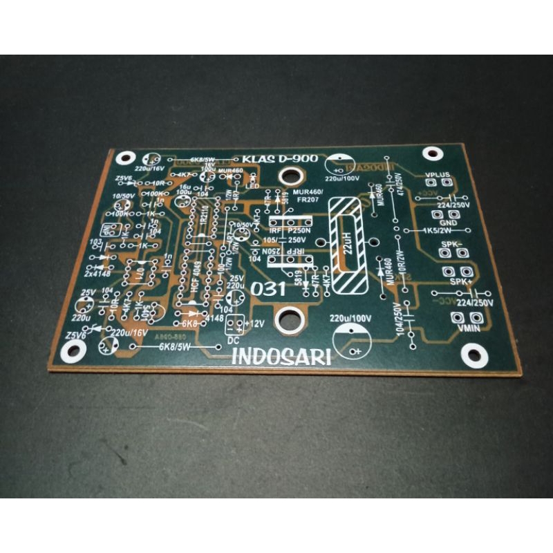 PCB Power Amplifier Class D-900 Type 031