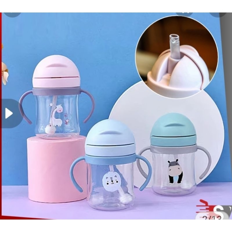 Botol Minum Bayi/Botol Minum Balita Anti Tumpah