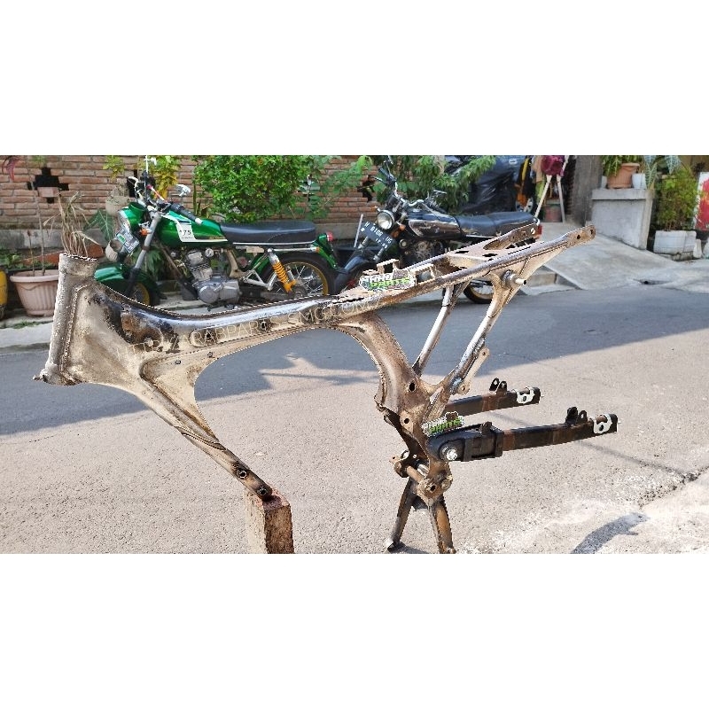 FRAME RANGKA HONDA CB K2 K3 K5 TATANAN LAS RAPI DAN KECIL