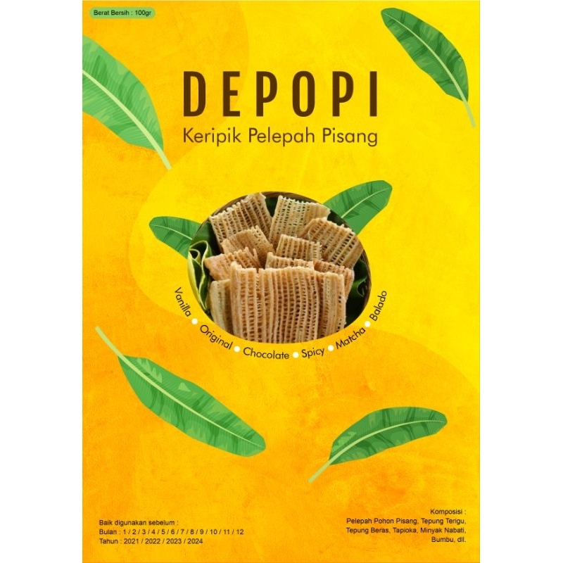 

Keripik Pelepah Pisang Depopi