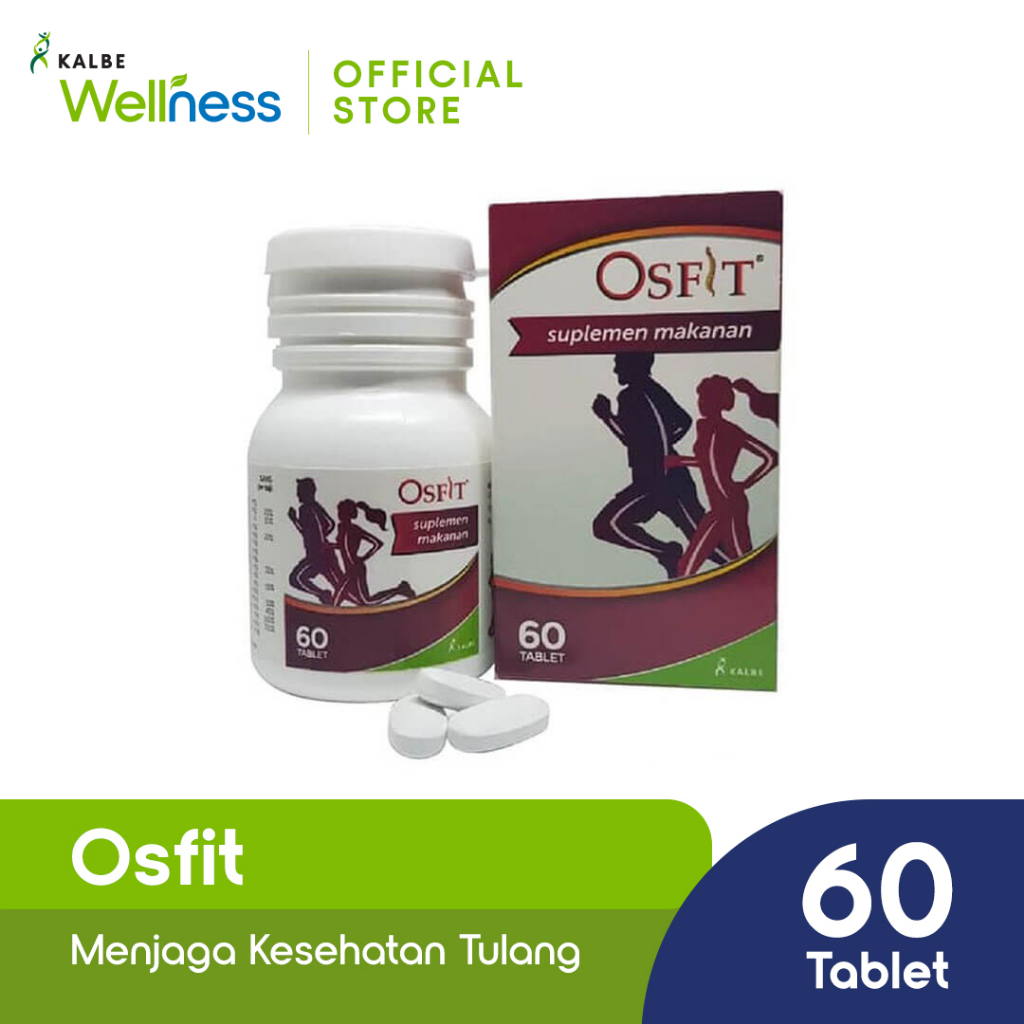 Osfit 60 tablet - Suplemen Kalsium kesehatan Tulang