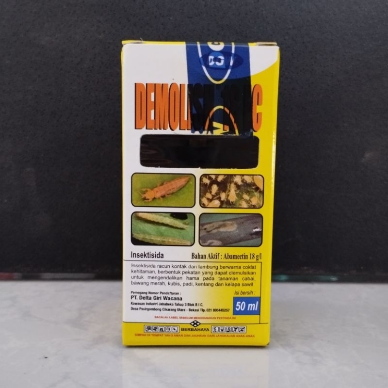 Demolish 50 ml - Demolish 18 EC 50ml - Demolish Pembasmi Thrips Kutu Wereng dan Ulat