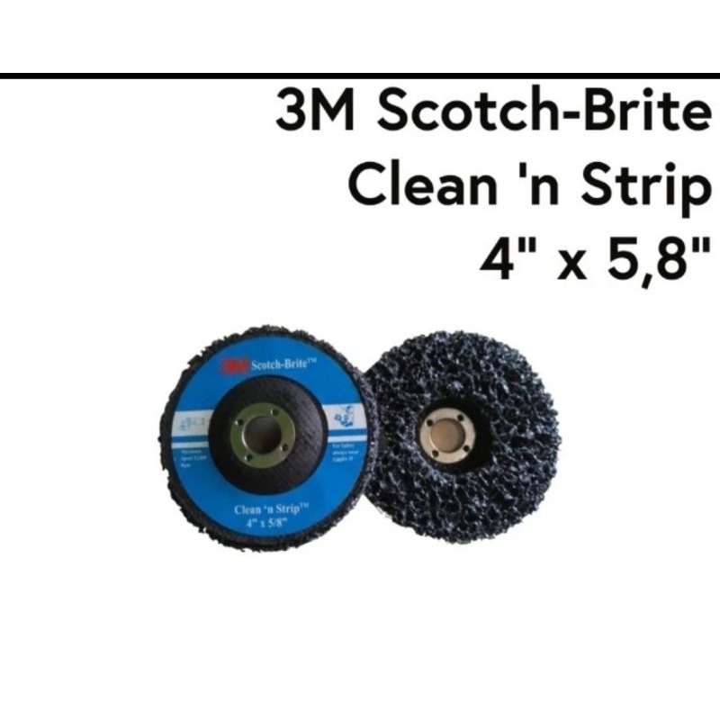 

Scotch-Brite 3M Clean n Strip - 4"x5,8" Ampelas Penghapus Karat Barang Original 3M