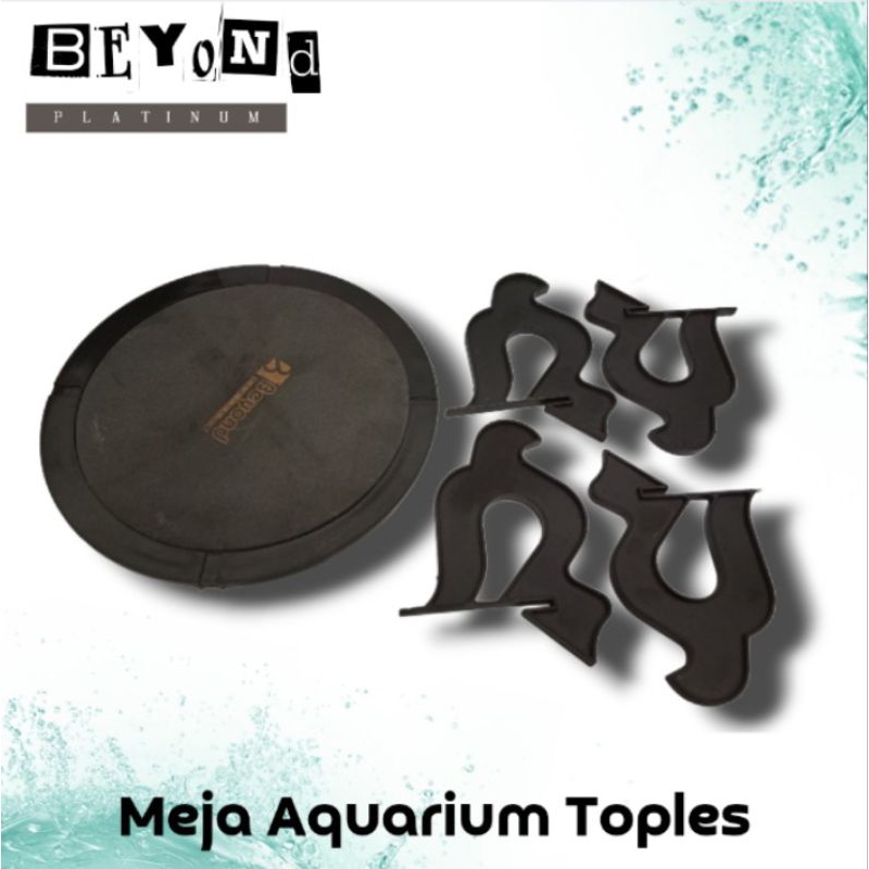 Kaki / Penyangga /Tatakan Toples Aquarium Bulat BEYOND TABLE FISH BOWL