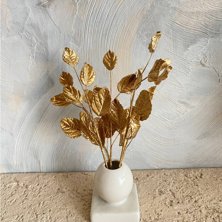 Gold Leafs Flowers Dekorasi Kue Hiasan Kue Daun Emas