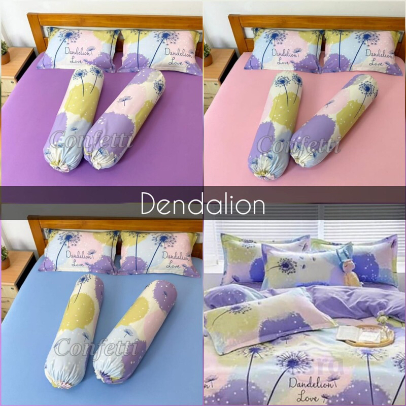 sprei kaos confett