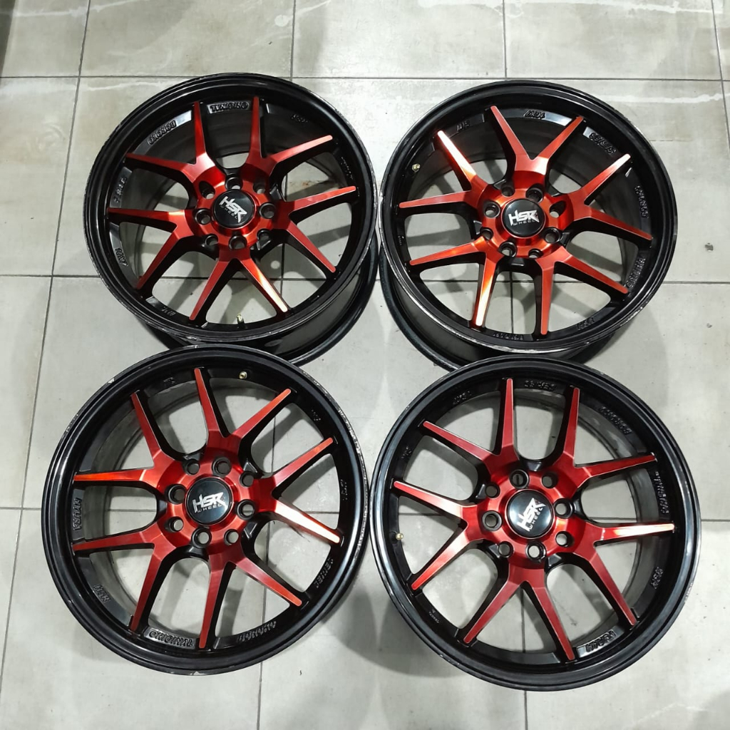 velg mobil bekas racing murah ring 16 pcd 4x100/ 114 untuk Xenia, Avanza, Jazz