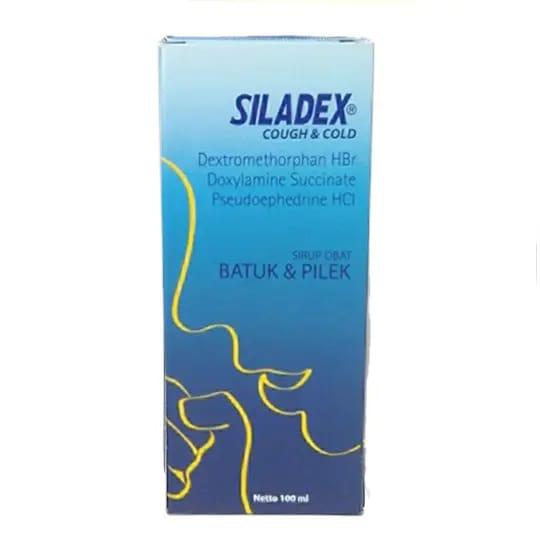 Siladex Cough & Cold 100 ml 60 ml & 30 ml/ Untuk meredakan batuk tidak berdahak dan melegakan hidung