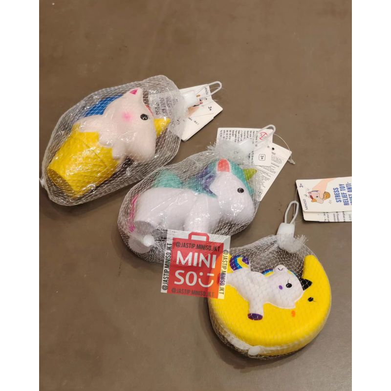 MINISO Squishy STRESS RELIEF Toy Unicorn
